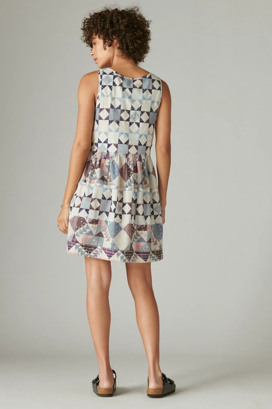 Laura Ashley Patchwork Mini Dress, image 3