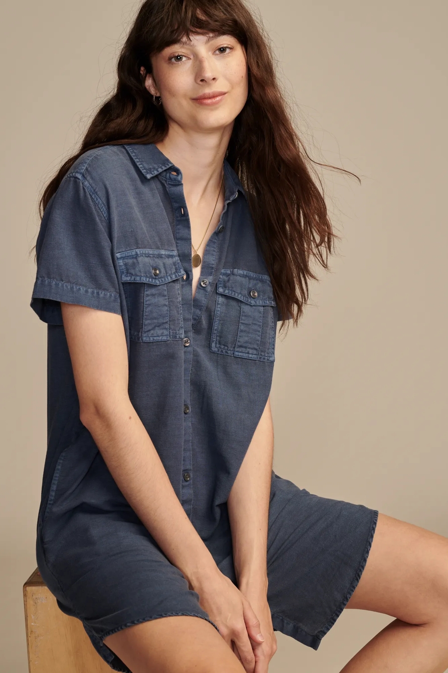 BOYFRIEND LINEN SHIRT DRESS, image 2