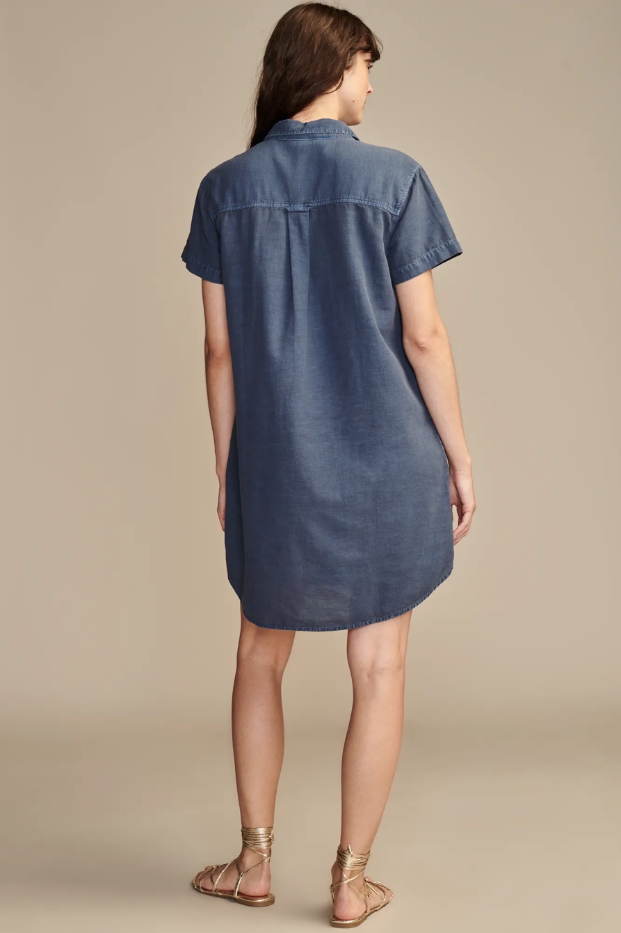 BOYFRIEND LINEN SHIRT DRESS, image 3