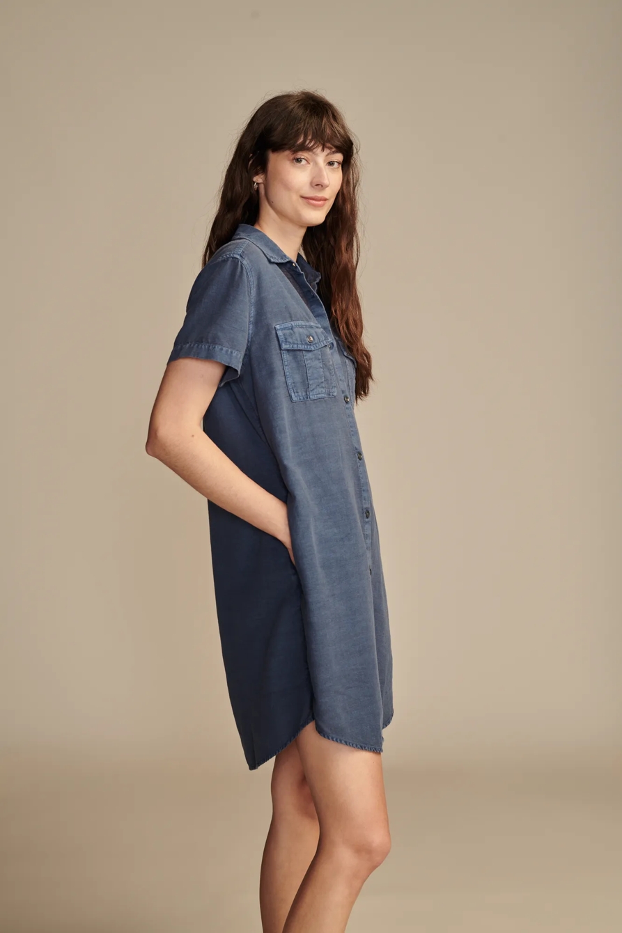 BOYFRIEND LINEN SHIRT DRESS, image 4