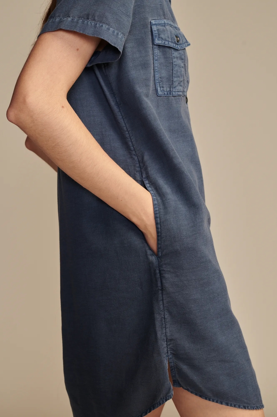 BOYFRIEND LINEN SHIRT DRESS, image 5