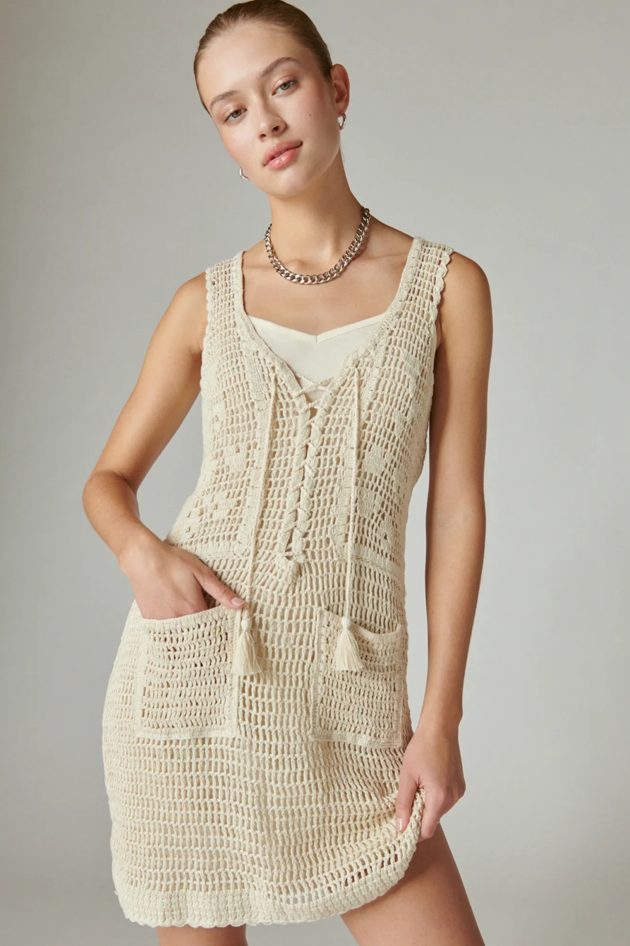 CROCHET BAJA TUNIC DRESS, image 3