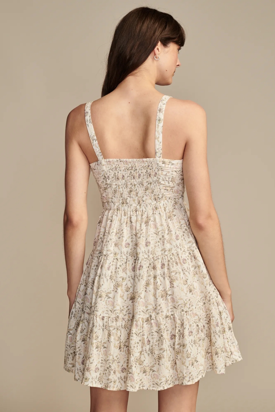 CINCHED BODICE MINI DRESS, image 5