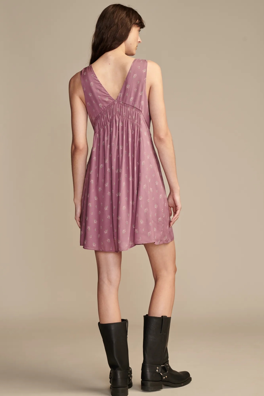 SMOCKED V DRESS, image 5