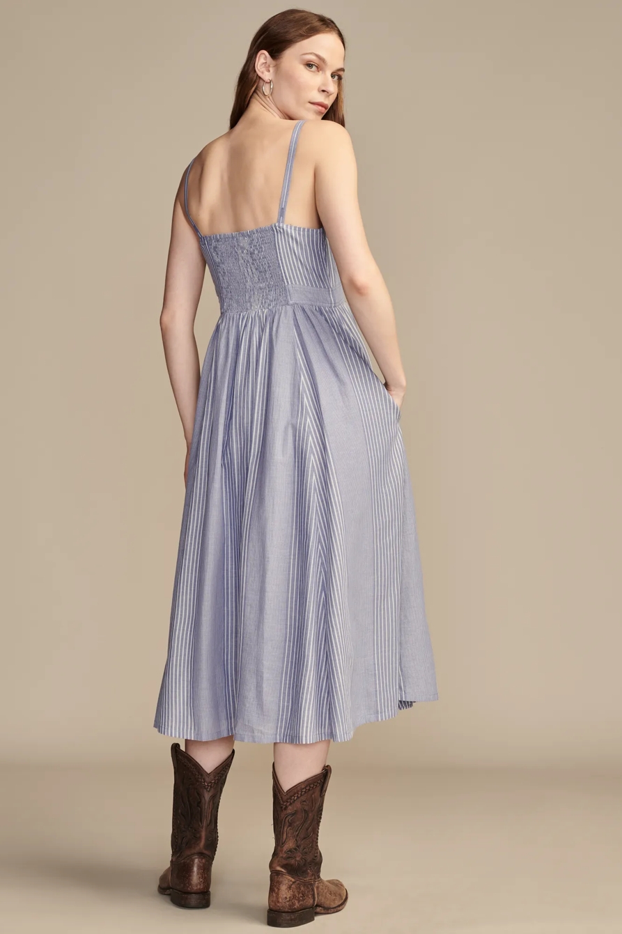 SEAMED BODICE MAXI DRESS, image 4