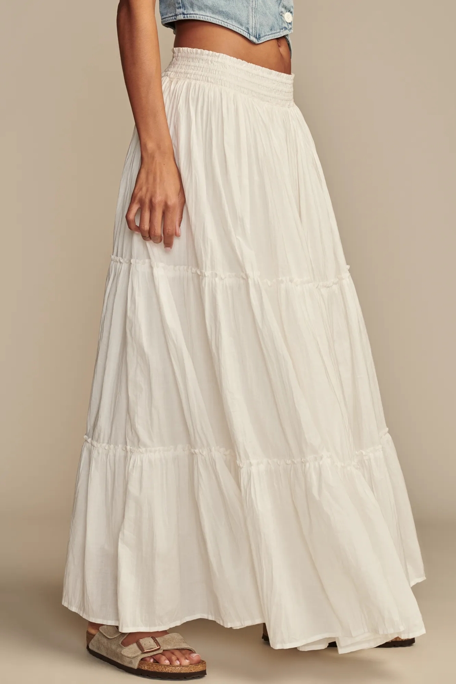 TIERED MAXI SKIRT, image 4