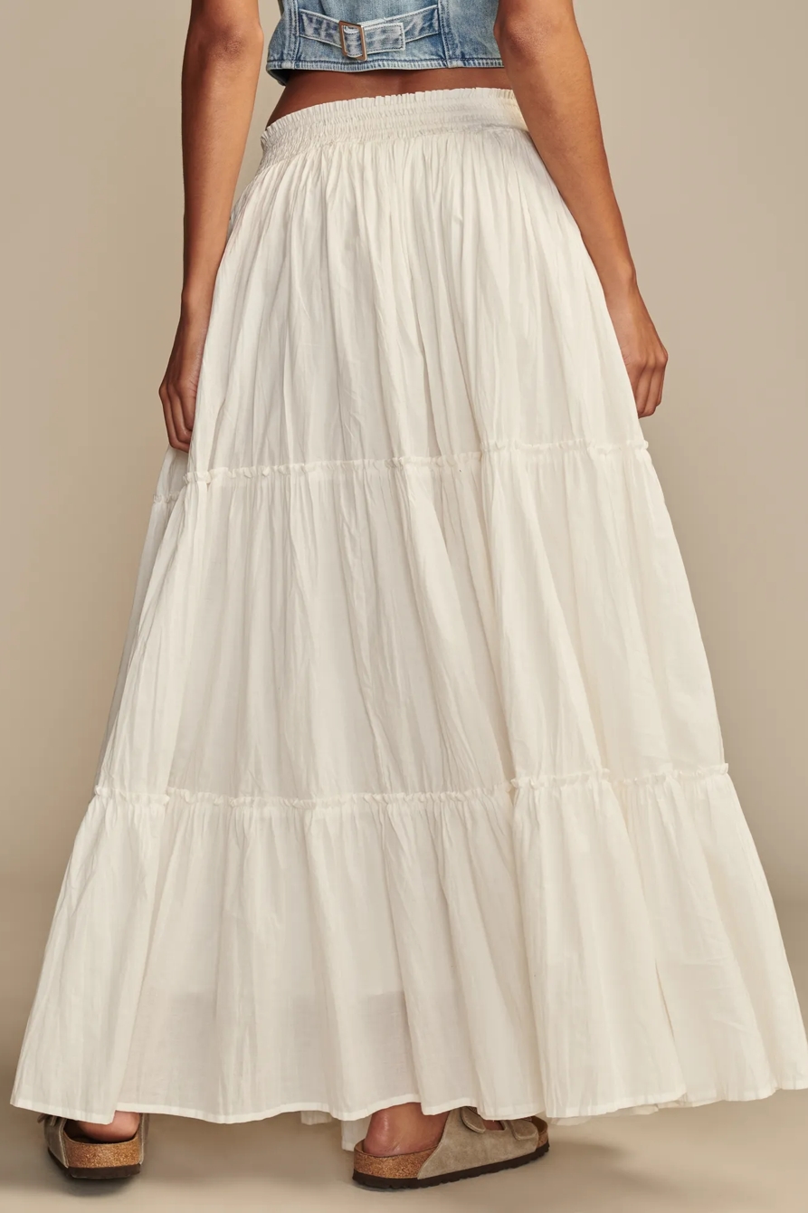 TIERED MAXI SKIRT, image 5