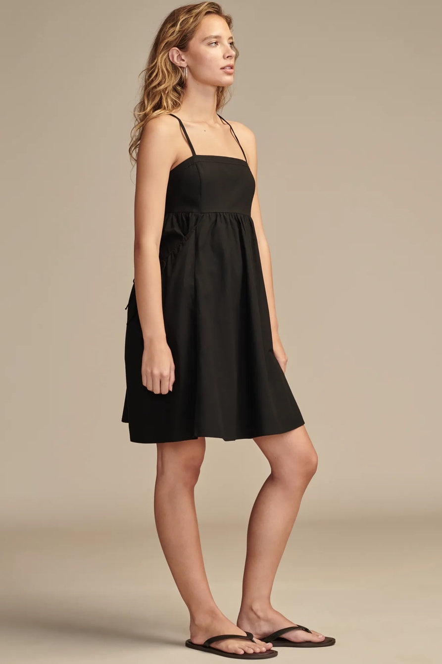 DRAWSTRING POCKET MINI TANK DRESS, image 3