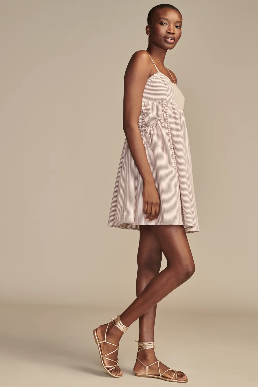 DRAWSTRING POCKET MINI TANK DRESS, image 3
