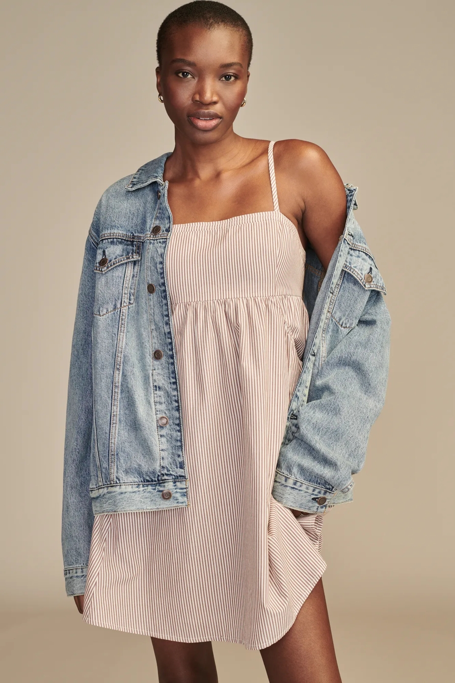 DRAWSTRING POCKET MINI TANK DRESS, image 5