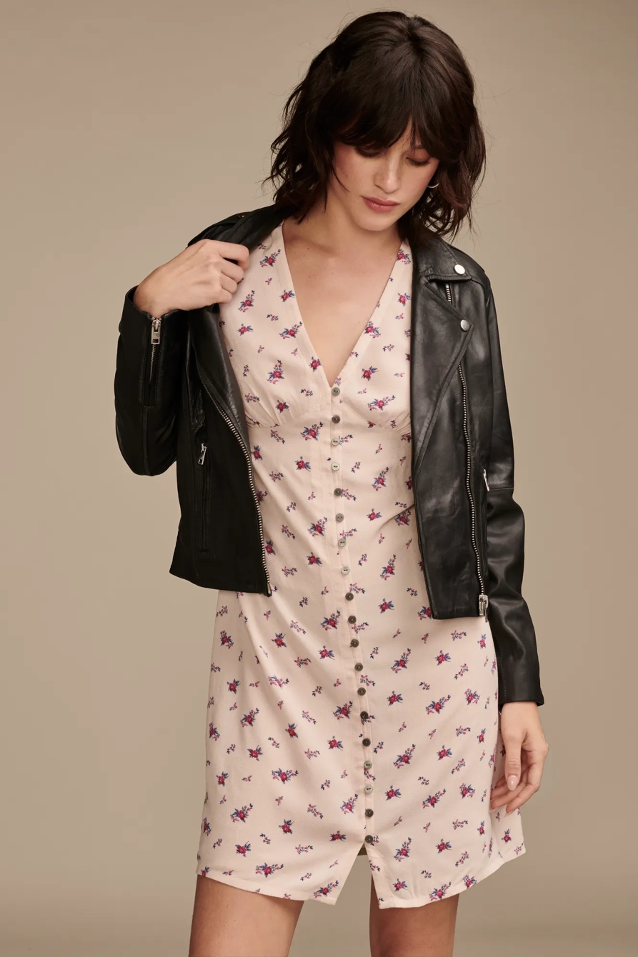 MINI SHORT SLEEVE SLIP DRESS, image 2