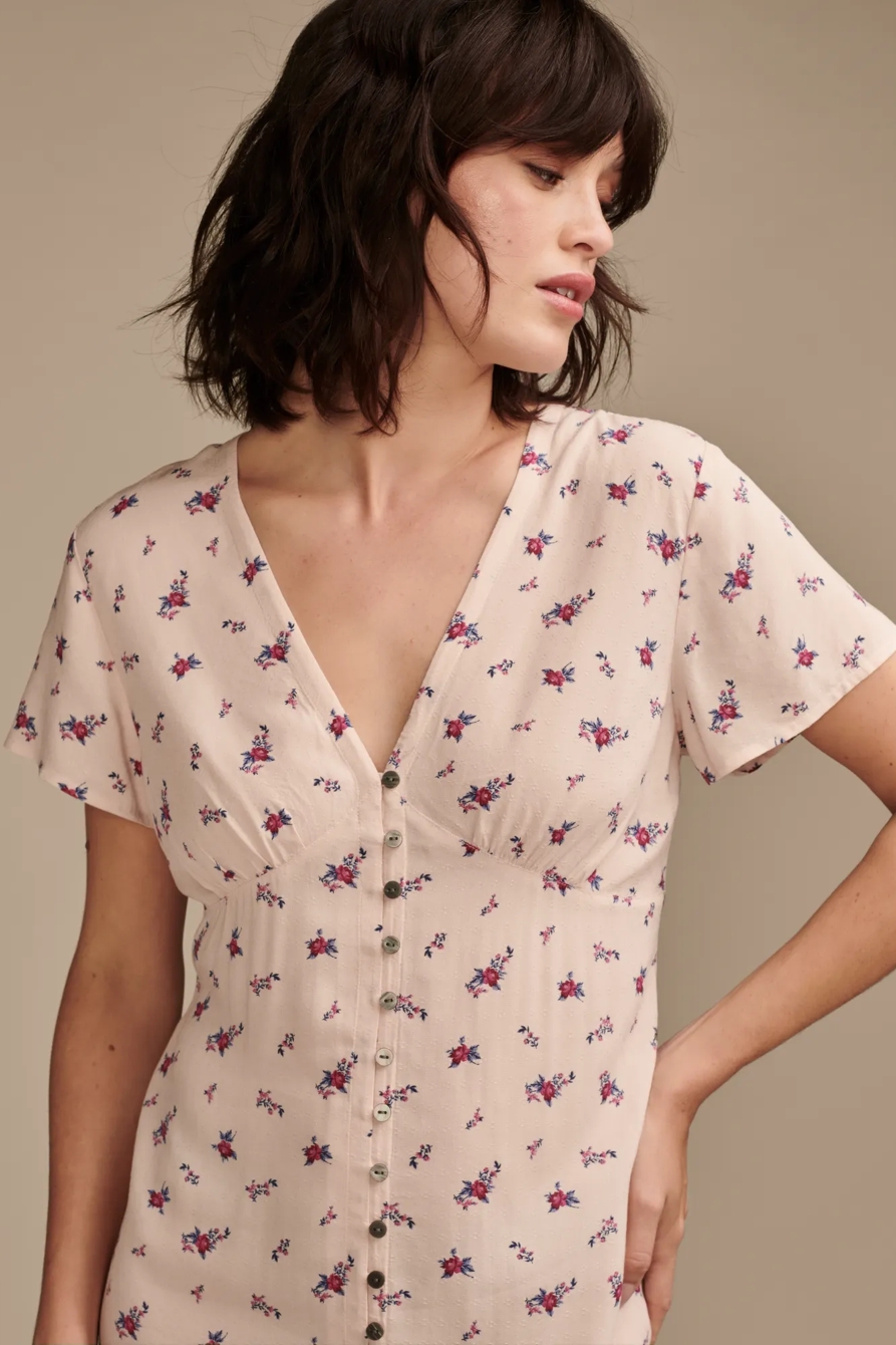 MINI SHORT SLEEVE SLIP DRESS, image 5