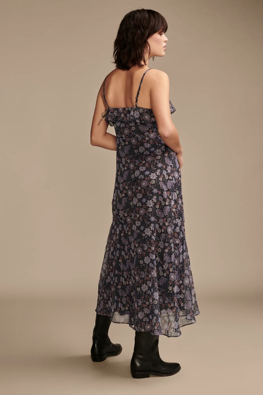 RUFFLE V NECK MIDI, image 4