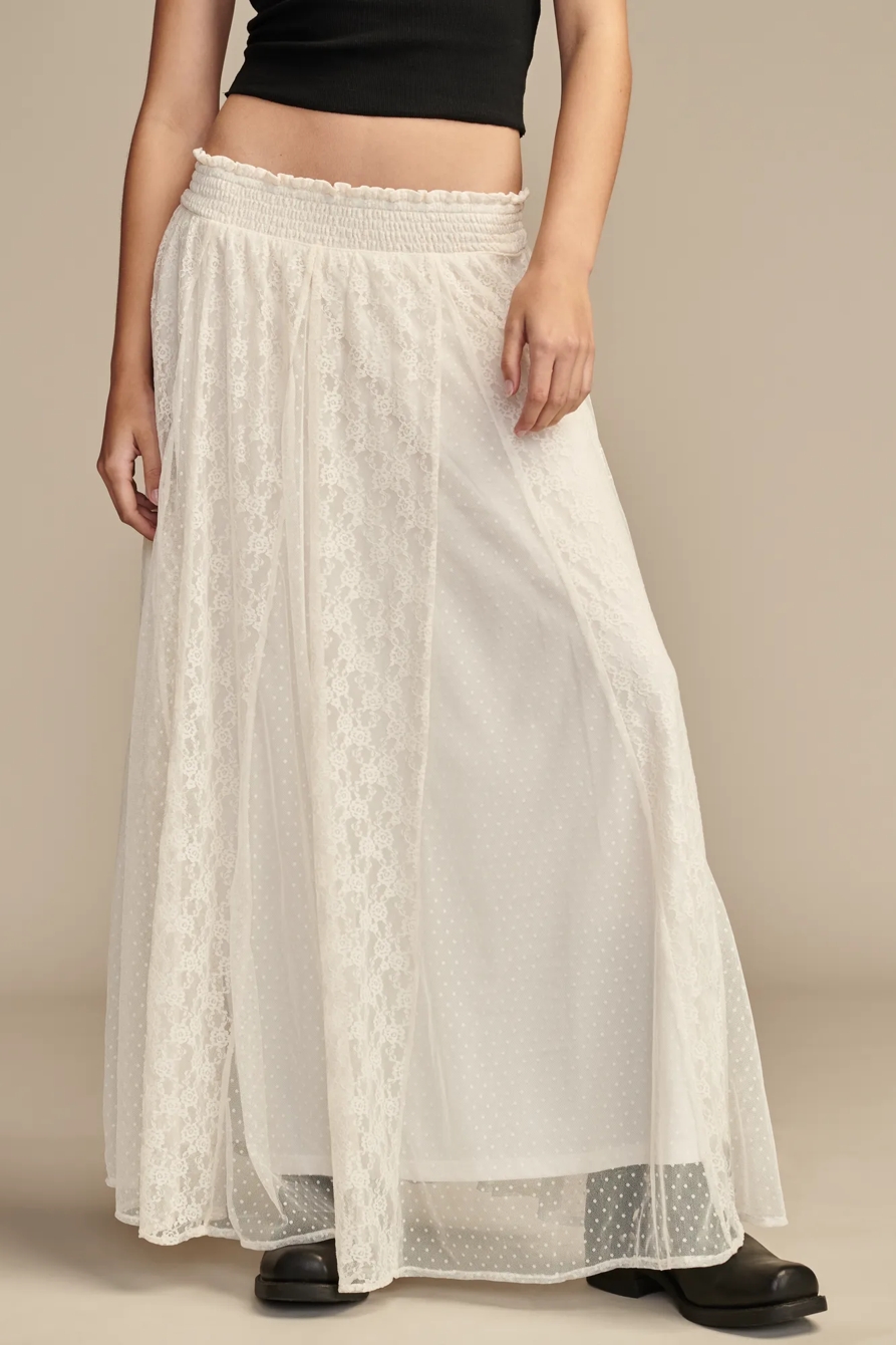 LACE MAXI SKIRT, image 2