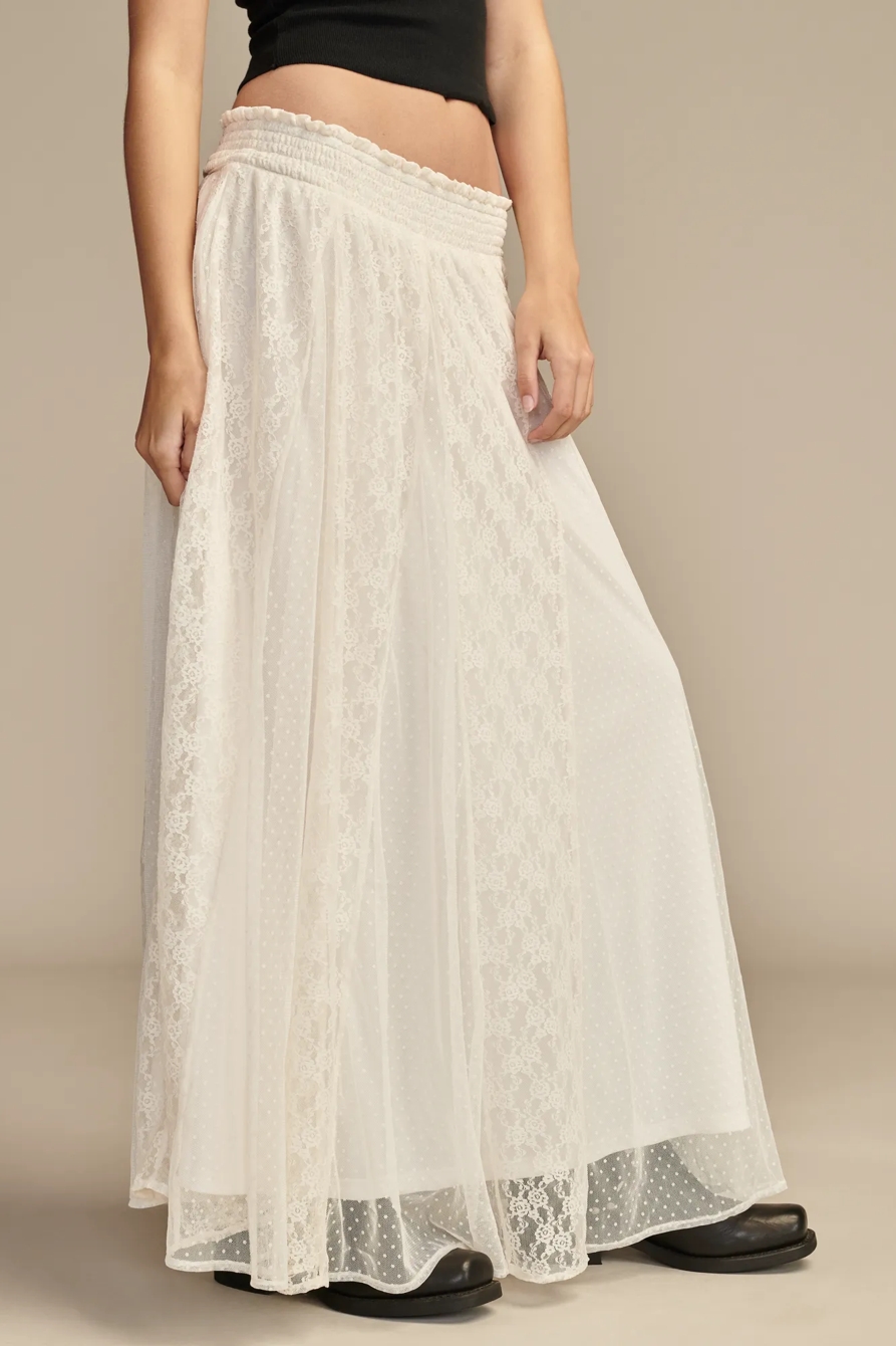 LACE MAXI SKIRT, image 4