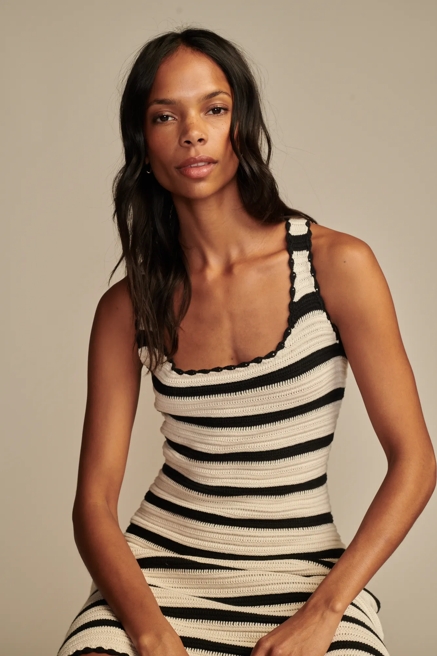 STRIPE SWEATER DRESS, image 2