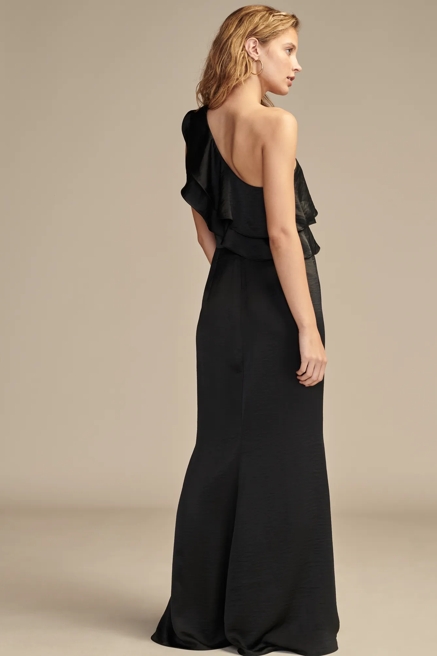 ONE SHOULDER RUFFLE DRESS, image 4