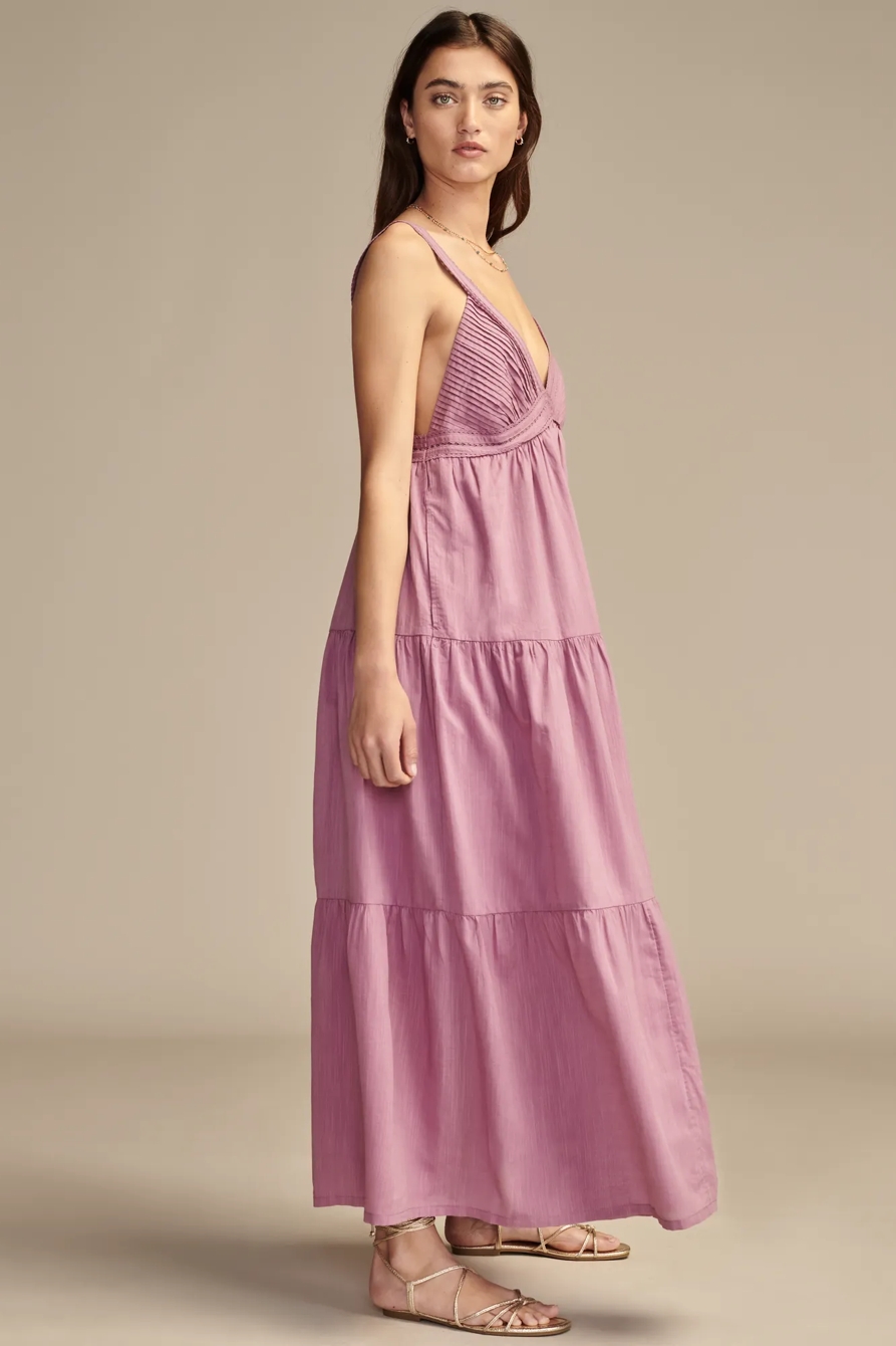LACE PINTUCK TIERED MAXI, image 4