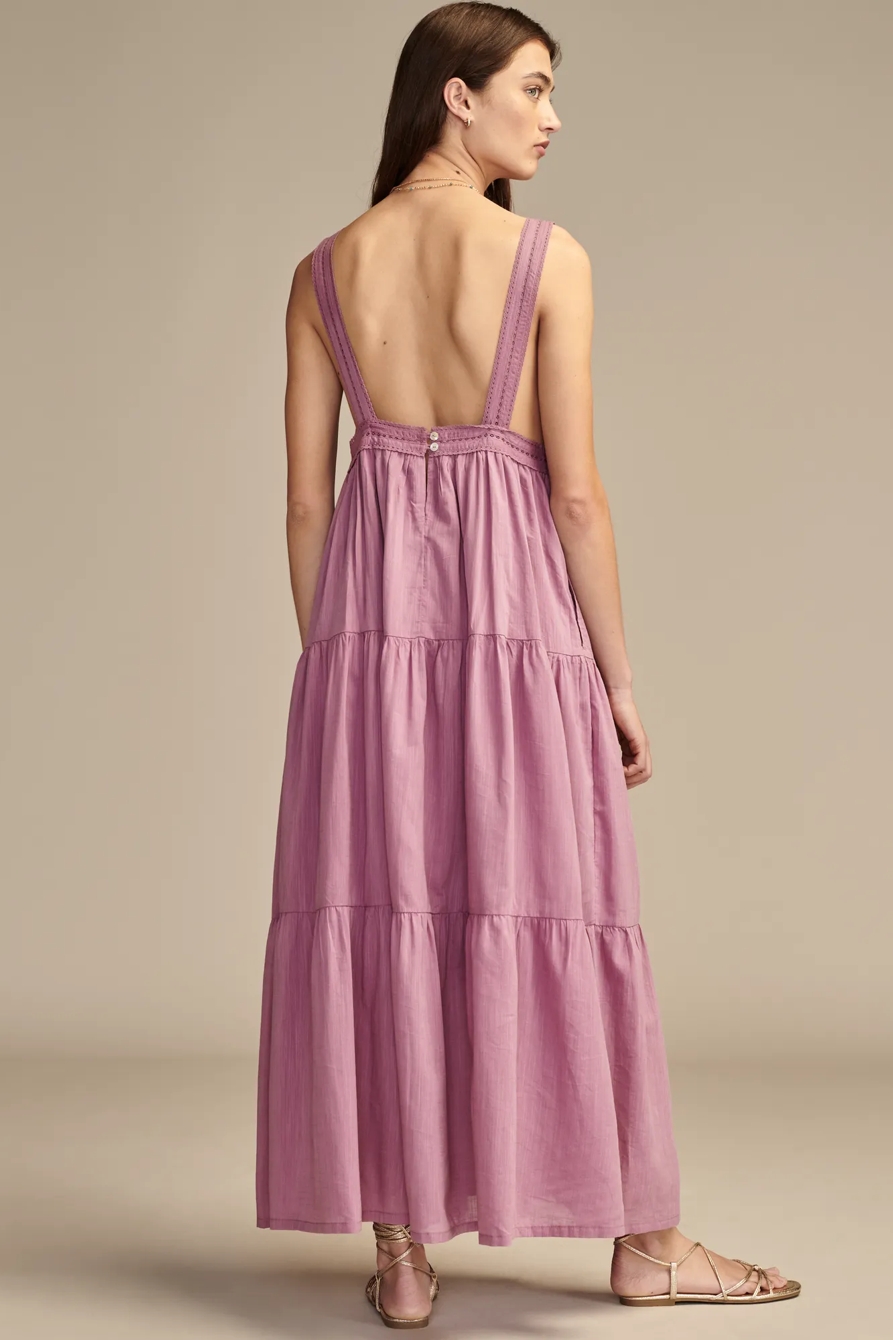 LACE PINTUCK TIERED MAXI, image 5