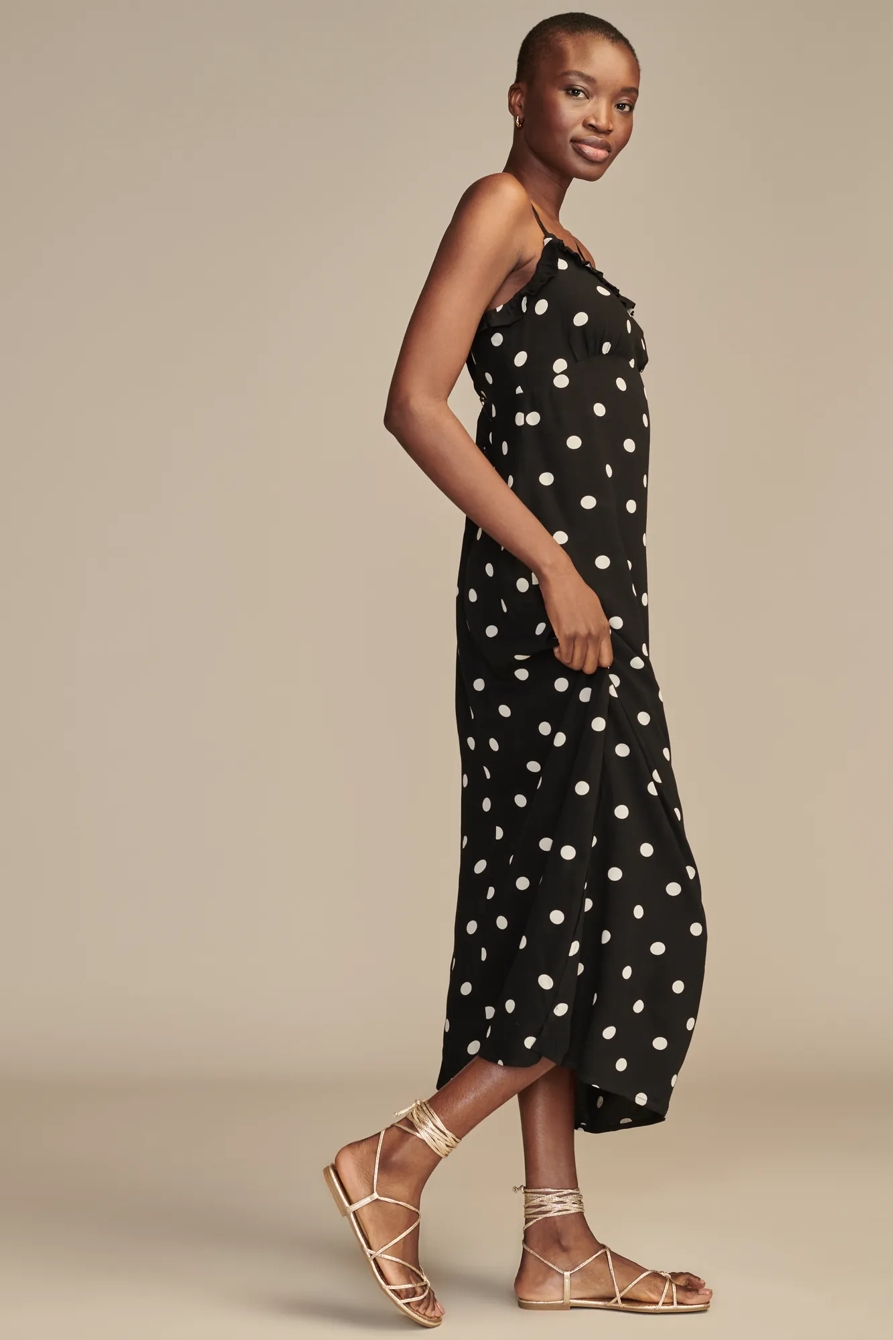 POLKA DOT SLIP MIDI DRESS | Lucky Brand