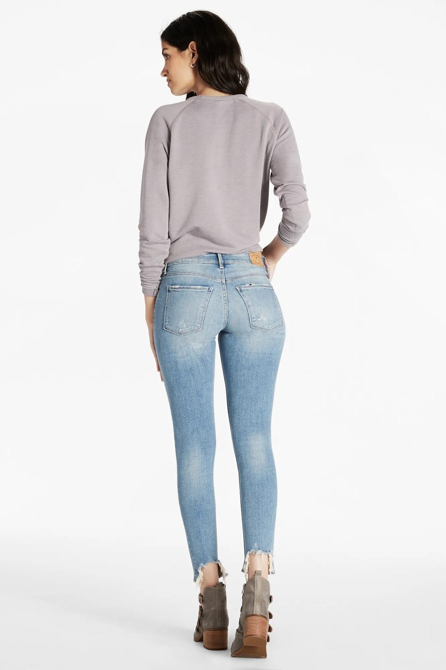 SASHA SUPER SKINNY MID RISE LEGGING JEAN, image 1