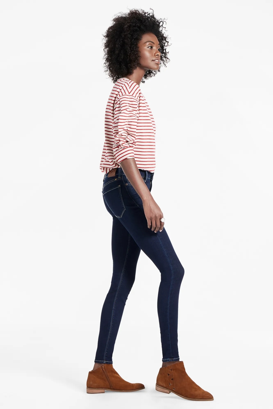 BROOKE MID RISE LEGGING JEAN IN BREAKER, image 2