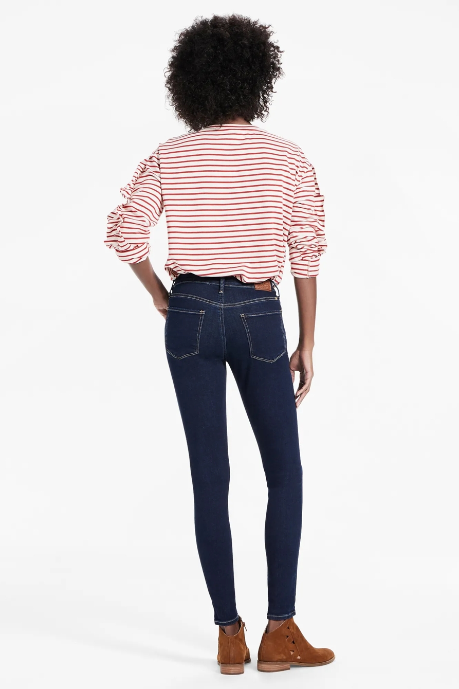 BROOKE MID RISE LEGGING JEAN IN BREAKER, image 3