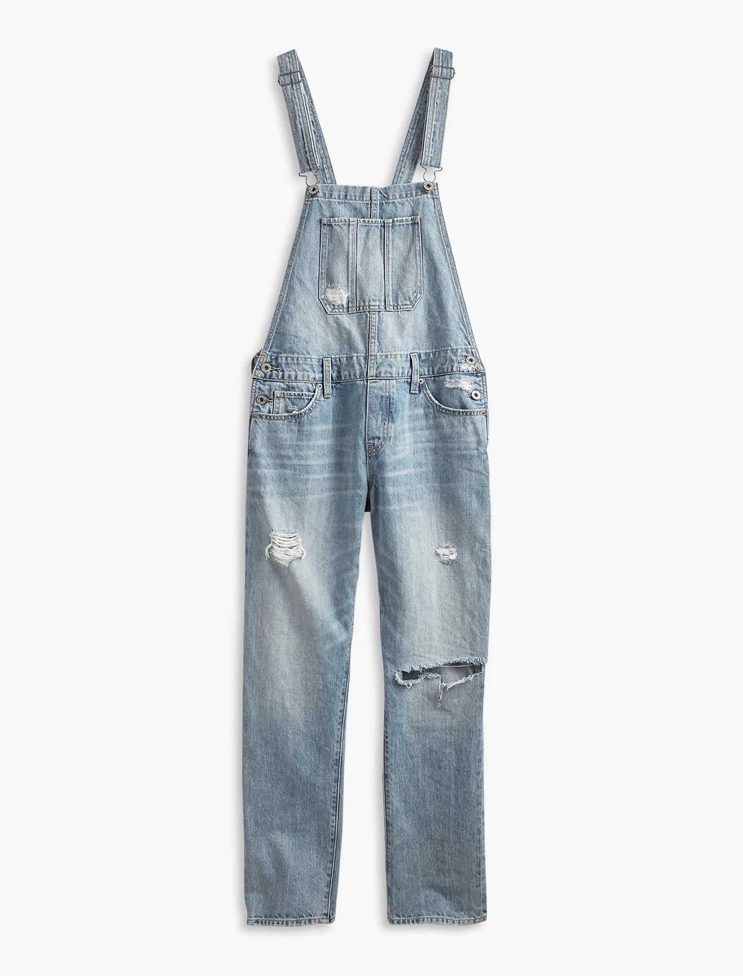 BOYFRIEND DENIM OVERALL IN AMHERST, image 4