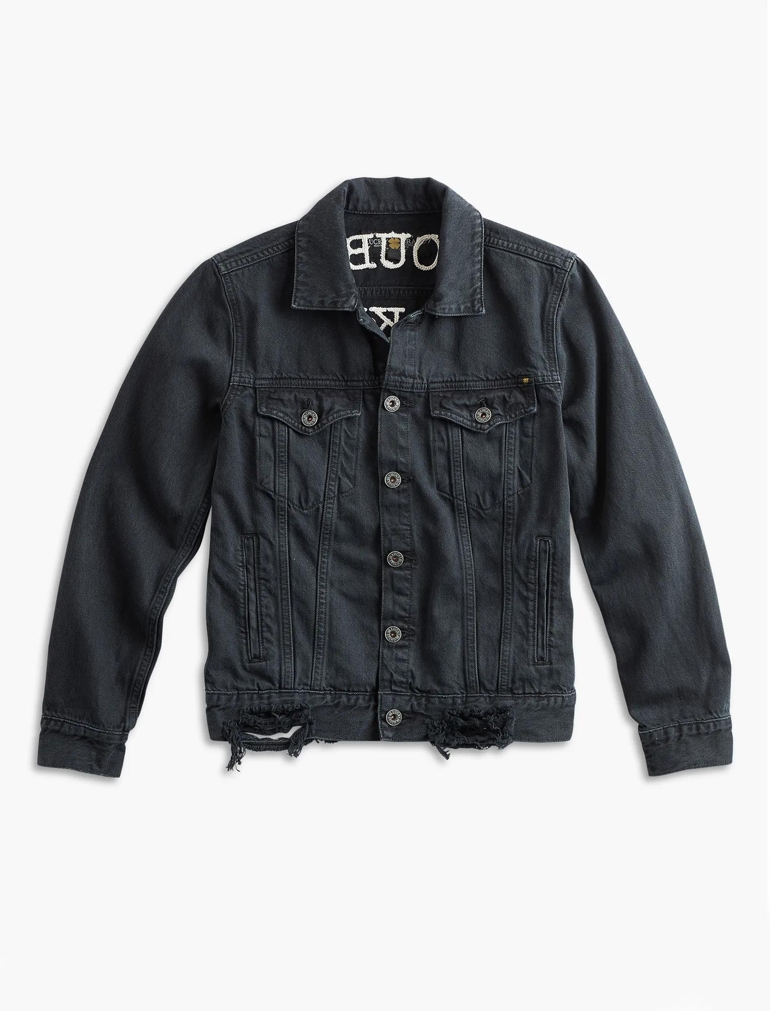 BOYFRIEND DENIM JACKET WITH EMBROIDERY, image 5
