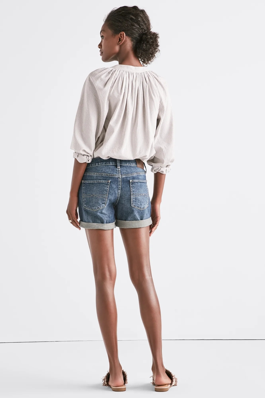 THE ROLL UP JEAN SHORT IN TIMBER LAKES, image 3