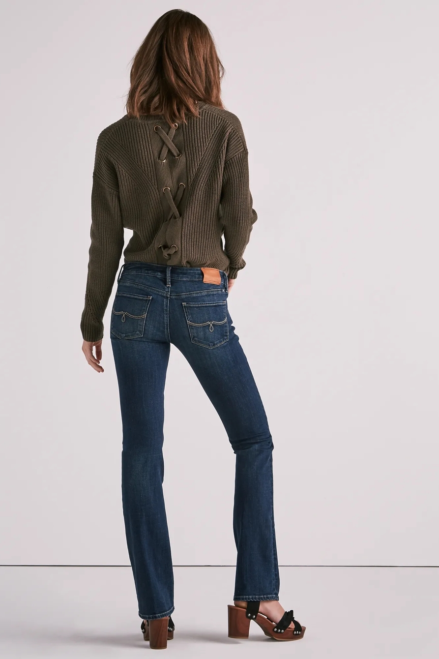 LOLITA MID RISE BOOTCUT JEAN IN MARANA, image 3