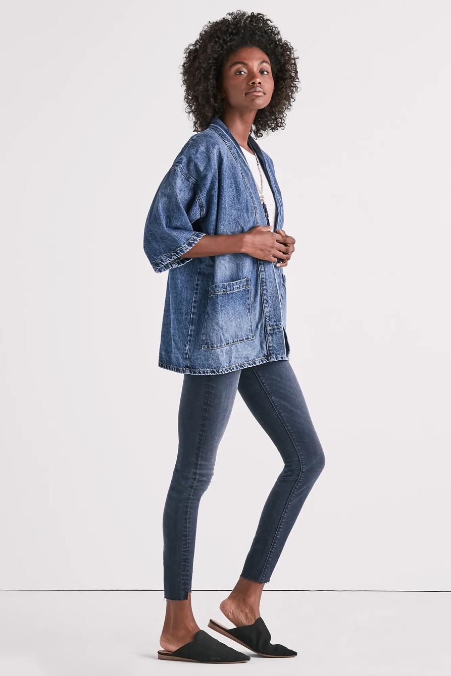 DENIM KIMONO JACKET | Lucky Brand DENIM KIMONO JACKET | Lucky Brand