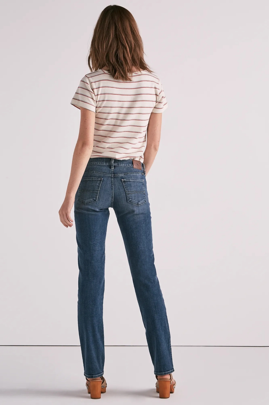 Sweet Mid Rise Straight Jean, image 3