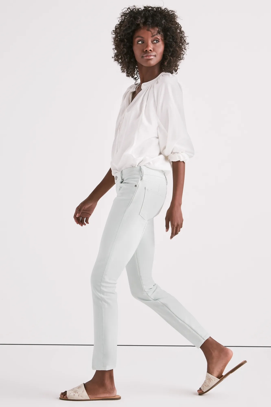 LOLITA MID RISE SKINNY JEAN IN MINT, image 2