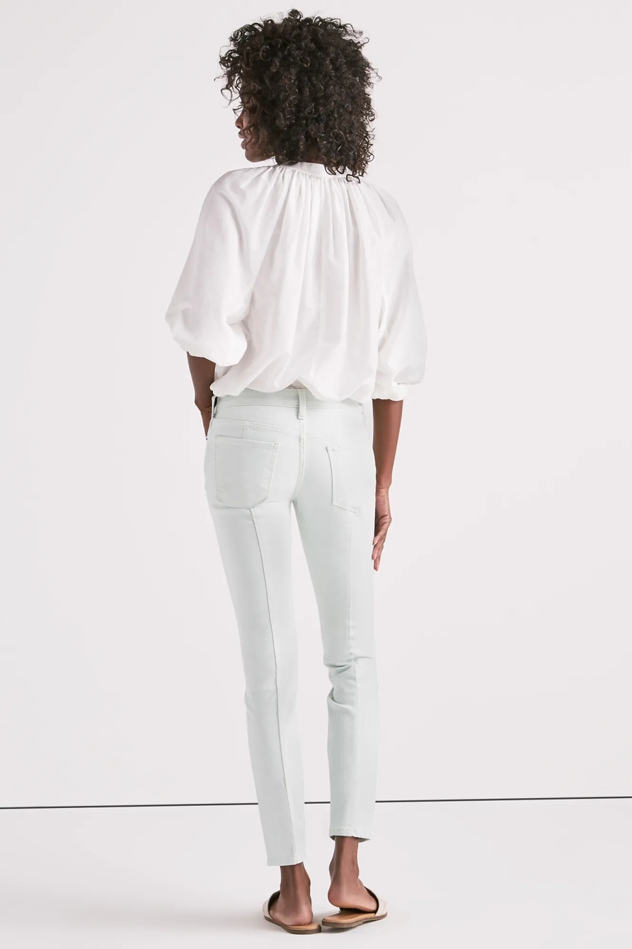 LOLITA MID RISE SKINNY JEAN IN MINT, image 3