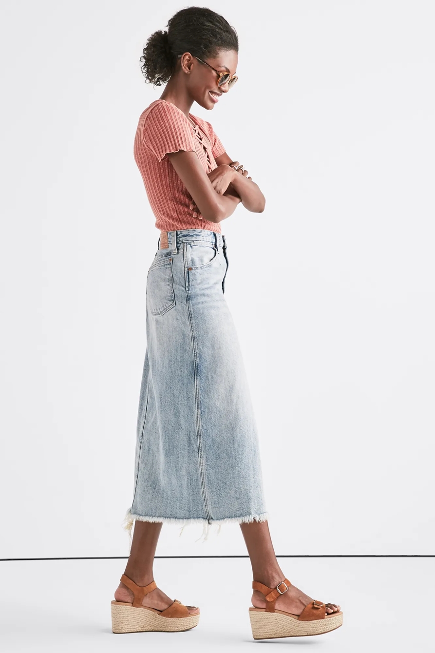 FRONT SLIT SKIRT | Lucky Brand