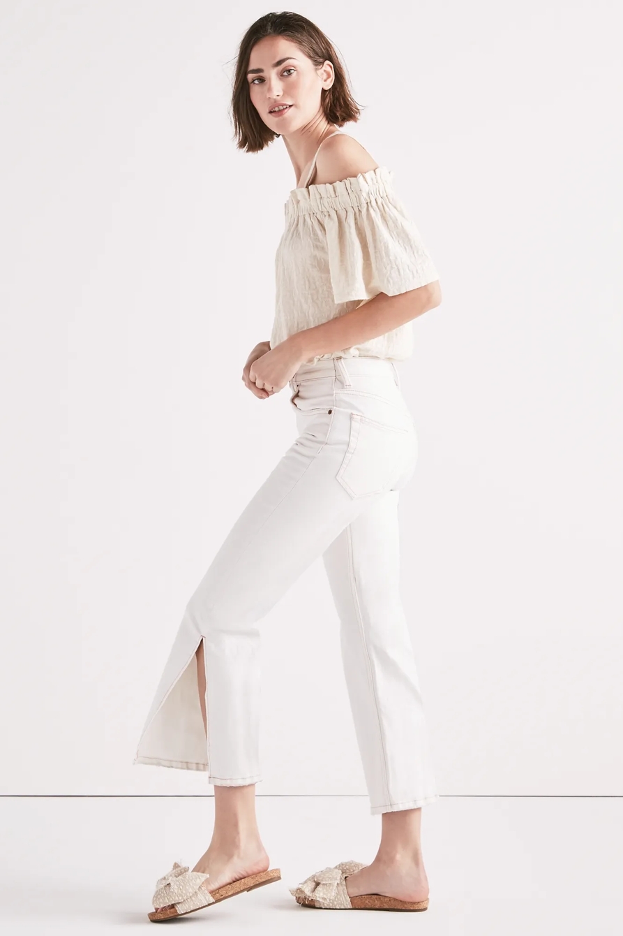 LUCKY PINS HIGH RISE JEAN IN CAIGUNA, image 2