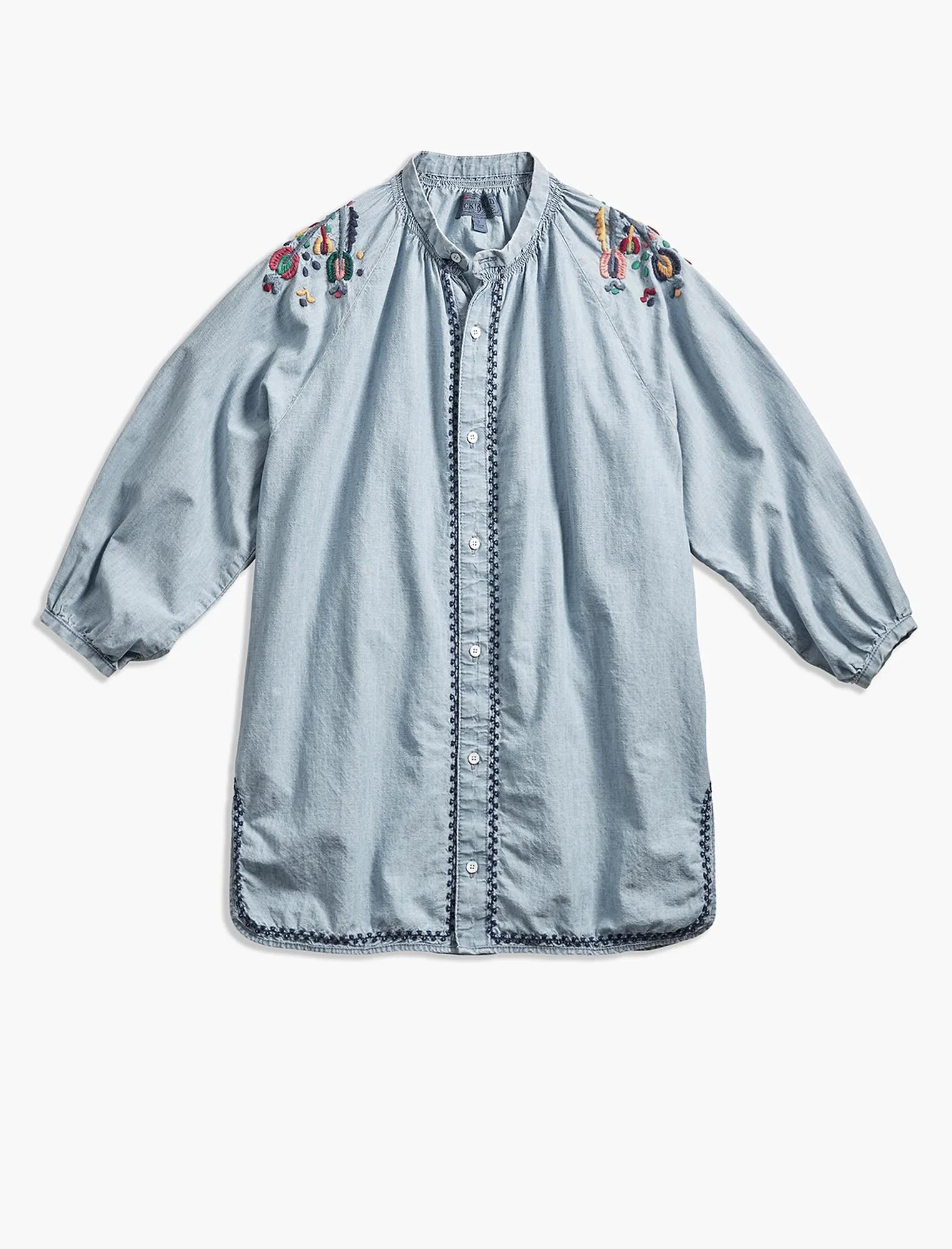 PEASANT SHIRT WITH EMBROIDERY, image 3