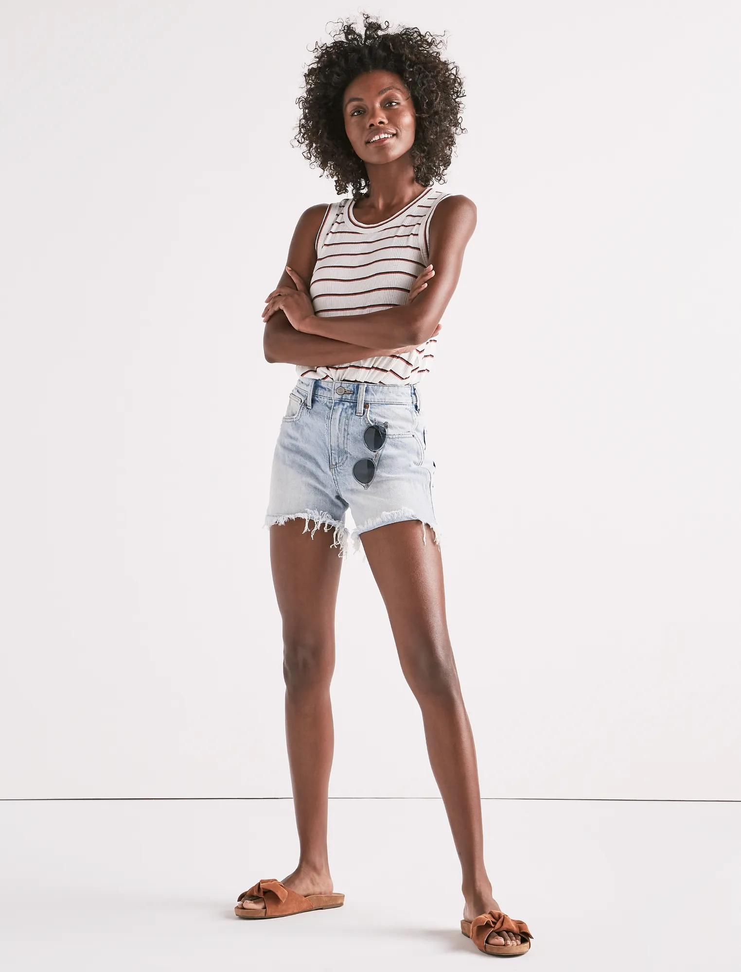 HIGH RISE TOMBOY CUT OFF SHORT, image 2