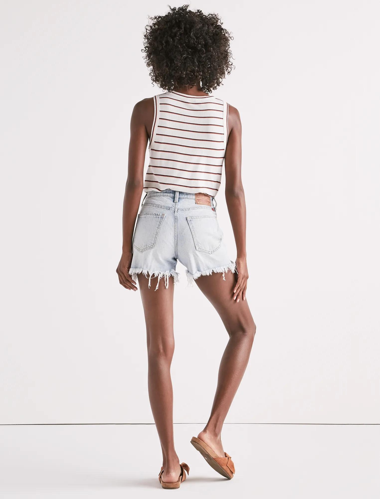 HIGH RISE TOMBOY CUT OFF SHORT, image 3