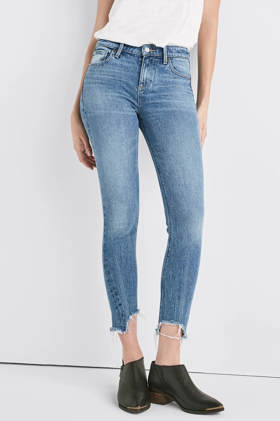 Remade Ava Mid Rise Skinny Jean, image 1