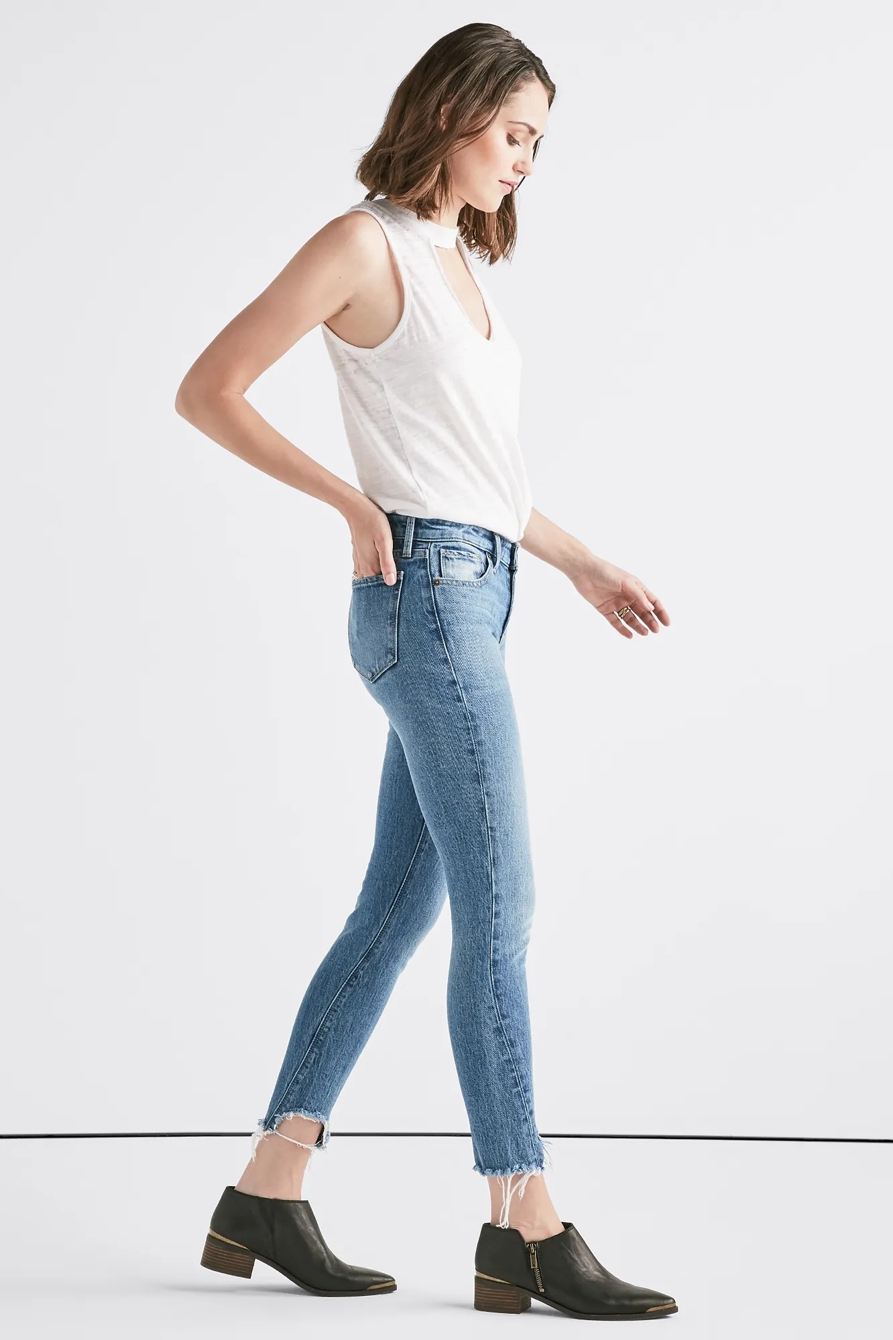Remade Ava Mid Rise Skinny Jean, image 2