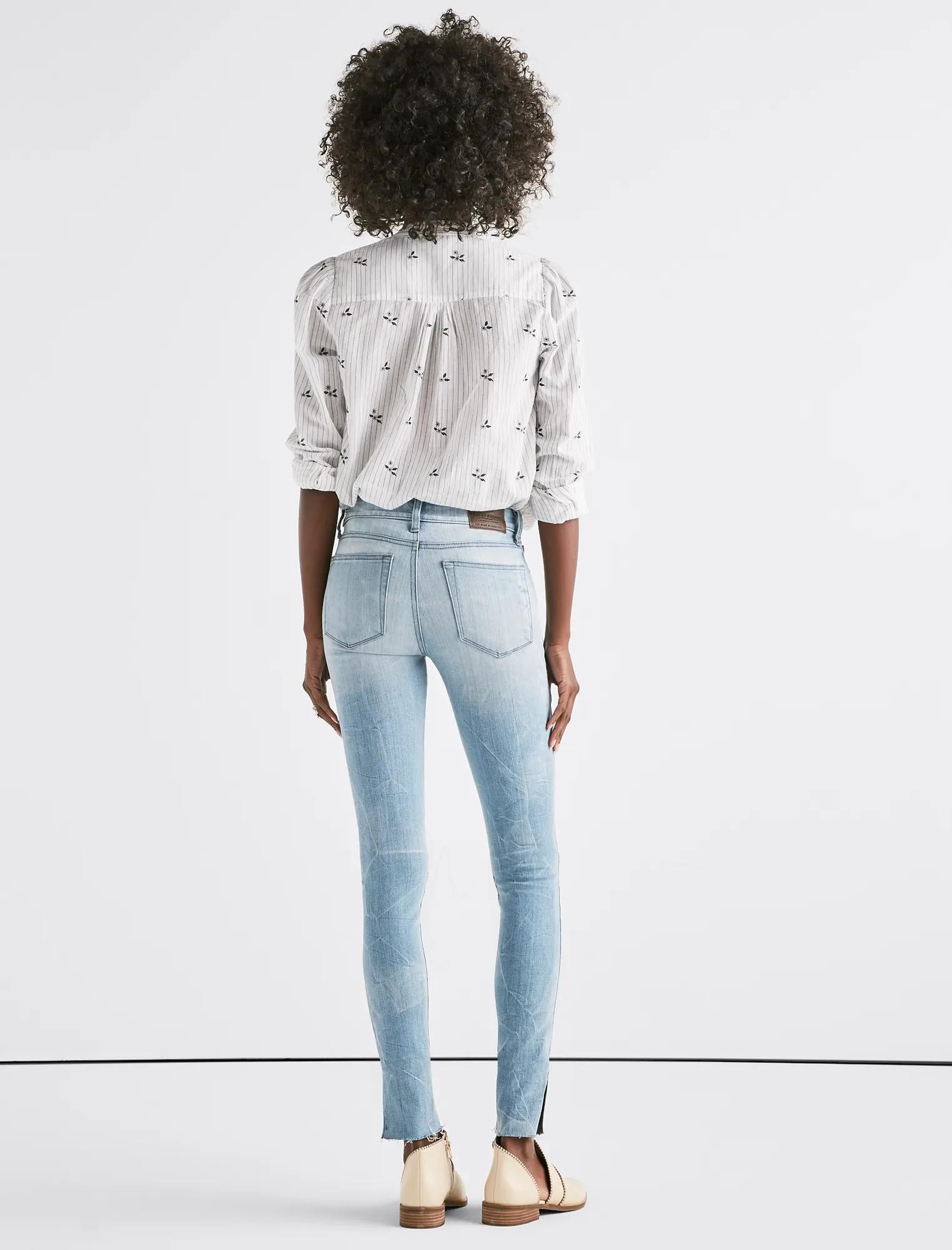 Ava Mid Rise Skinny Jean with Vent, image 3