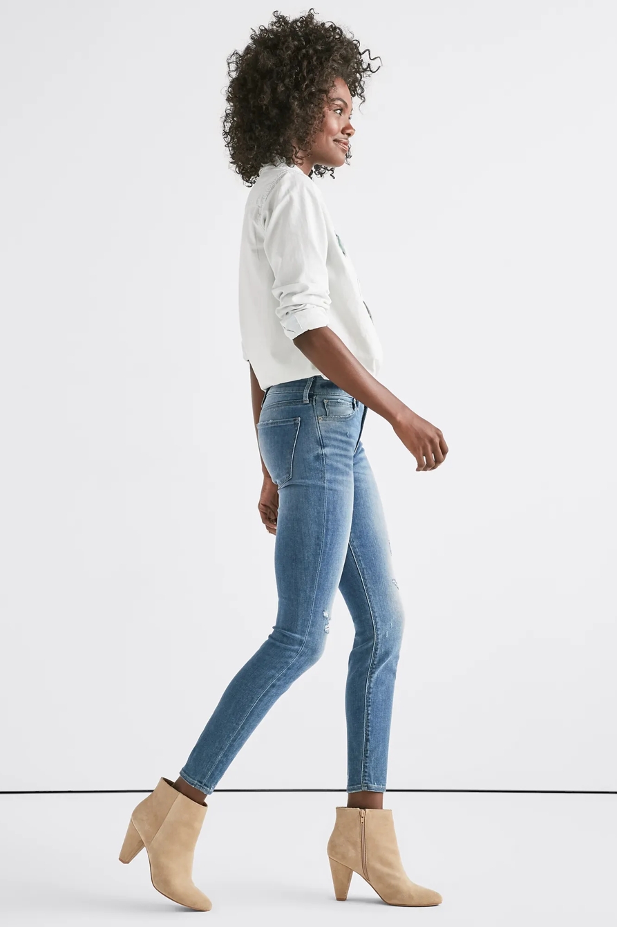 Ava Mid Rise Skinny Jean, image 2