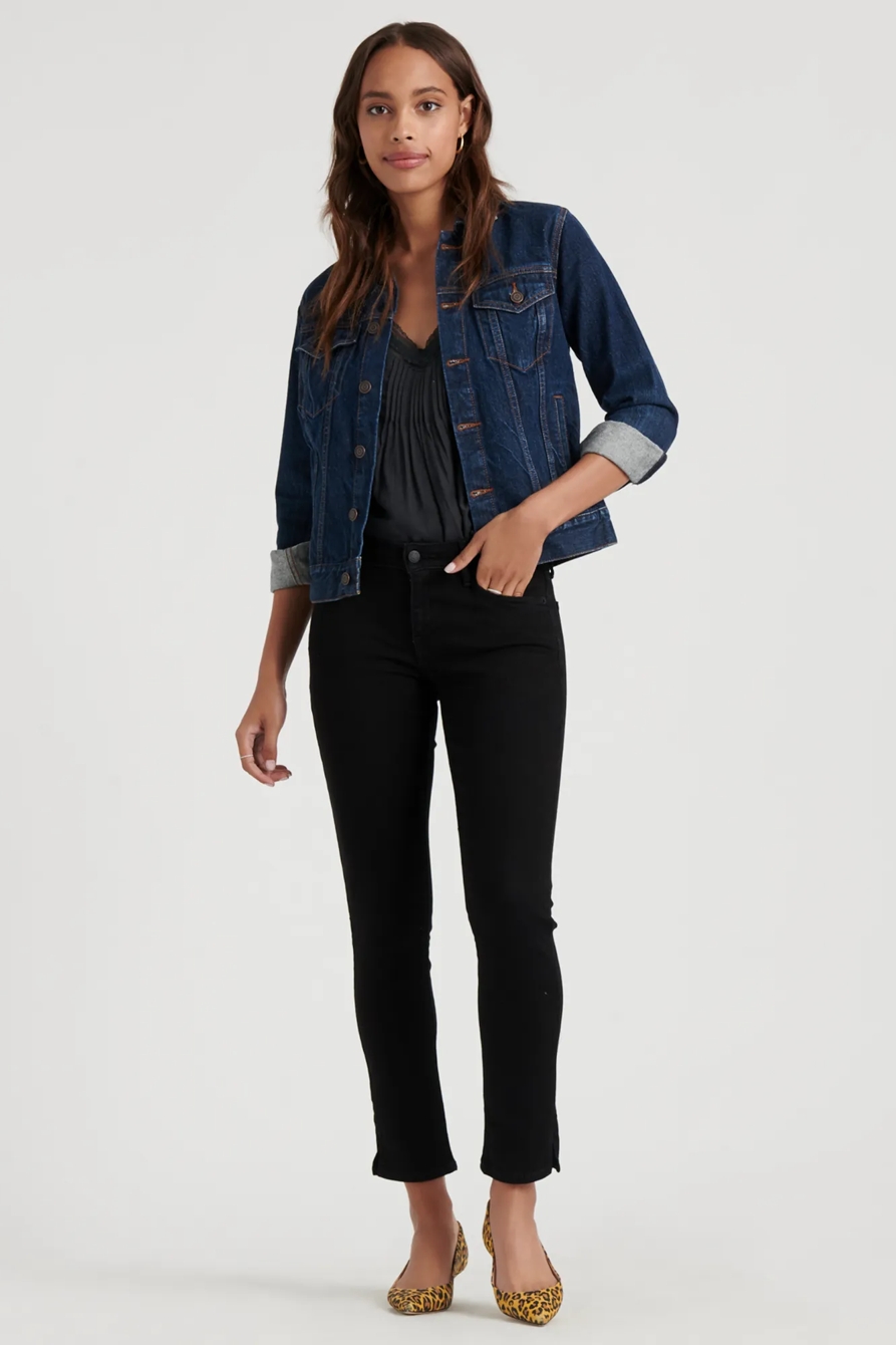 Lolita Mid Rise Skinny Jean with Vent, image 1