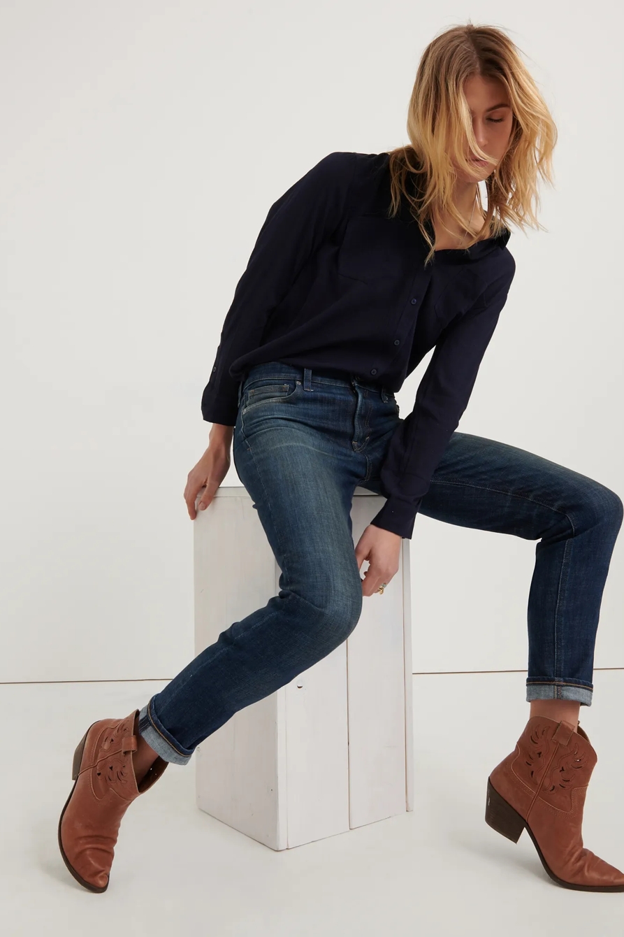 MID RISE SIENNA BOYFRIEND JEAN, image 4