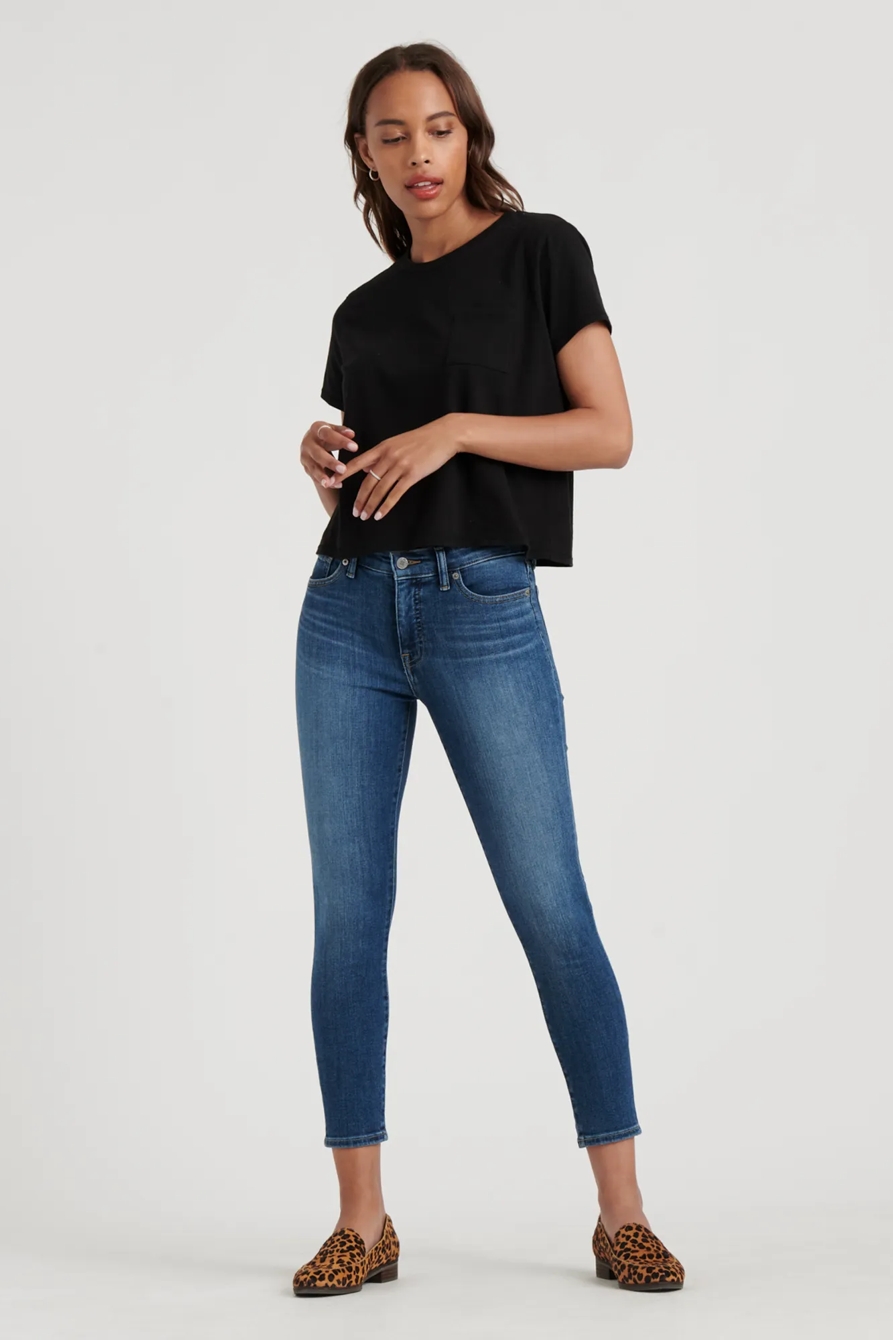 MID RISE AVA CROP JEAN, image 1