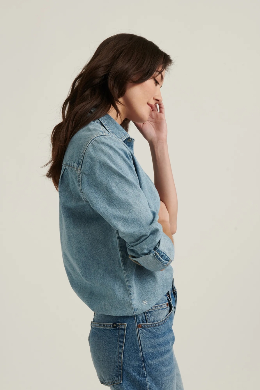 BOYFRIEND SHIRT W/ EMB, image 3