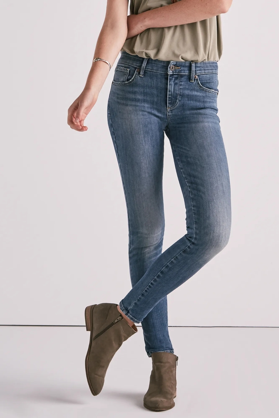 AVA MID RISE SUPER SKINNY JEAN IN RYE | Lucky Brand