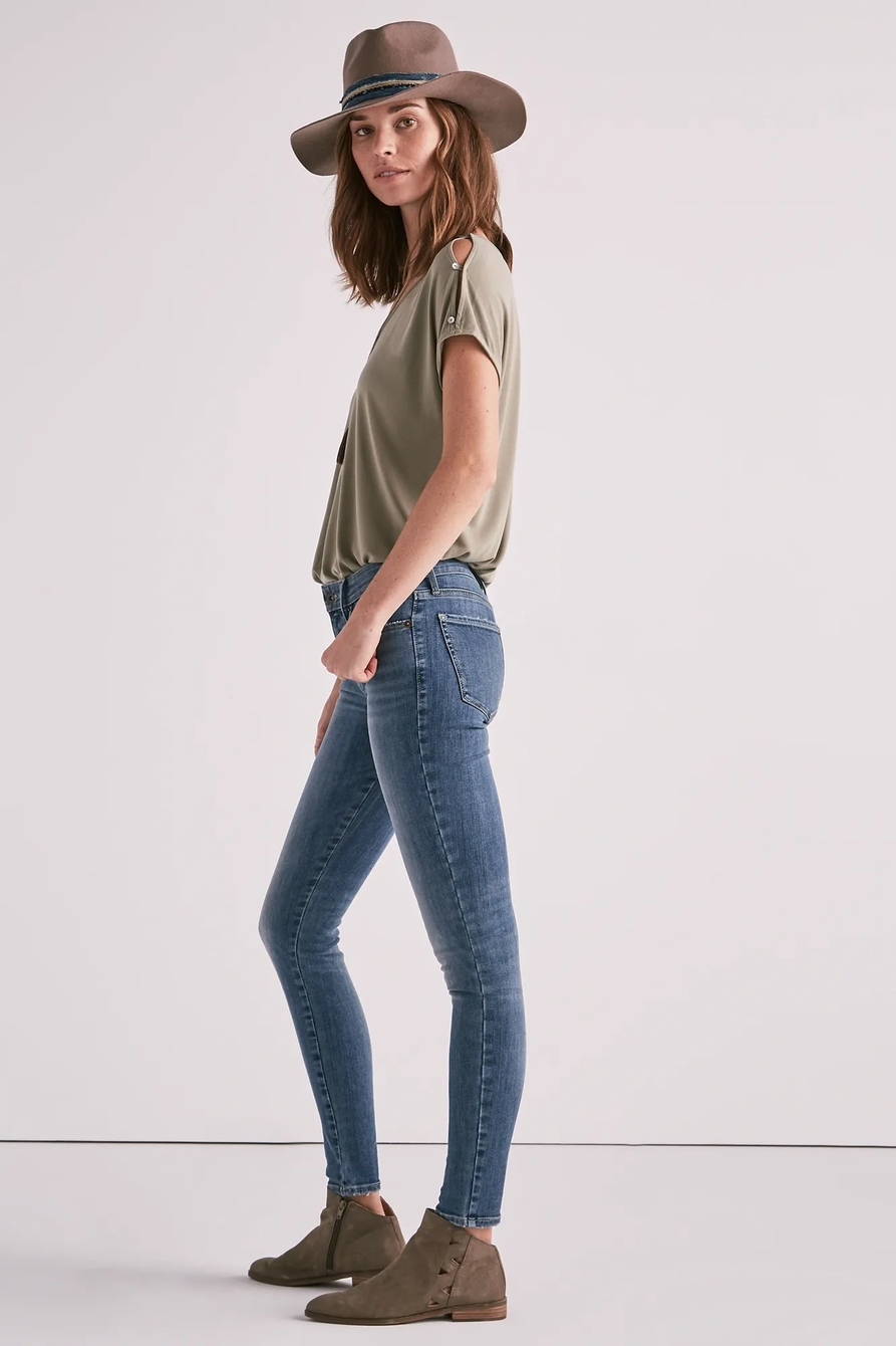 AVA MID RISE SUPER SKINNY JEAN IN RYE | Lucky Brand